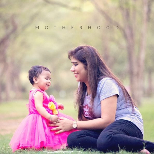 Cute girl with mother photography